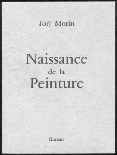 Jorj morin naissance de la - -,