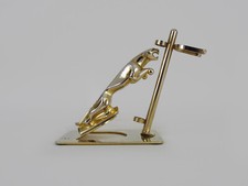 Porte rasoir Jaguar en laiton. Décoration salle de bain. Jaguar