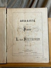 Recueil partition piano Beethoven Mozart Weber Hummel Schubert Rameau Schulhoff