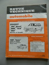 RTA revue technique automobile comme neuf n 407 PEUGEOT 305 D -GRD -GLD -SRD