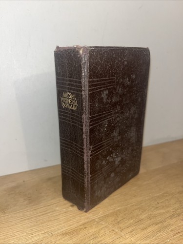 Ancien missel vespéral - vespéral, romain