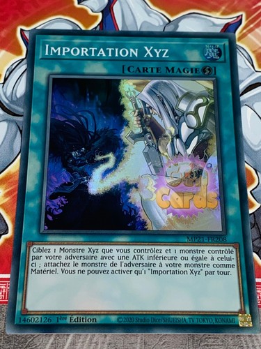 Carte importation xyz - yu, oh
