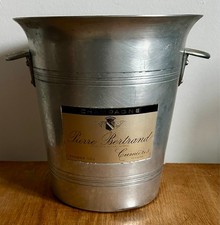 Ancien seau à champagne en alu " Pierre Bertrand - Cumières" vintage Années50/60