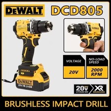 dewalt DCD805 20V Power Tools Brushless Impact Drill Cordless