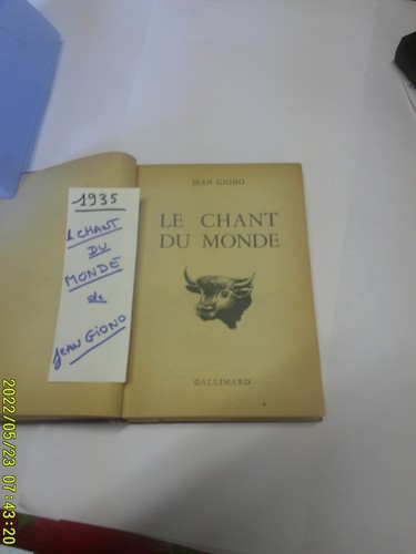 Livre jean giono le - de,