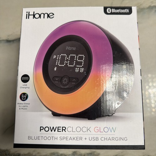 Ihome powerclock glow alarm - powerclock,