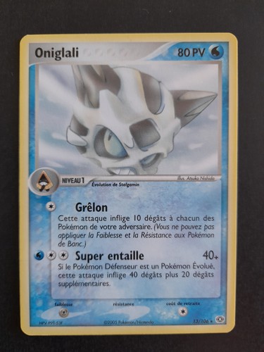 Carte pokémon oniglali - oniglali,