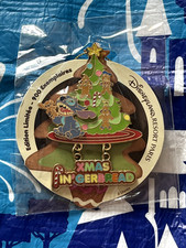 DLP Disney Pin Trading Xmas Pin'gerbread Stitch Rare LE 900 Brand New