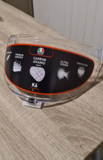 Visière Casque Moto AGV  K6 / K6S - Transparente - Pièce De Rechange - Officiel
