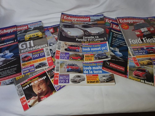Lot revues echappement - de,
