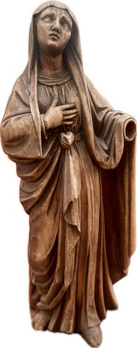 Vierge bois sculpté - vierge,