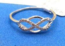 925 Argent Plaqué or Blanc