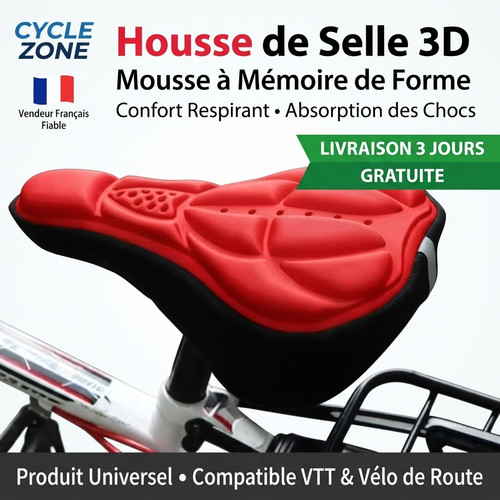 Housse selle velo 3d - housse,