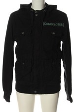 H&M DIVIDED Veste à capuche Dames Veste T EU 36 noir-vert style décontracté