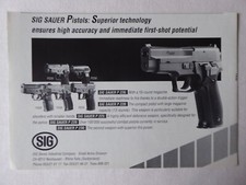 3/1991 PUB SIG SAUER P226 P 228 PISTOL PISTOLET ARMEE POLICE SUISSE ORIGINAL AD