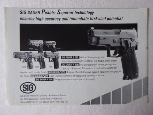 1991 pub sig sauer p226 - 3/1991,