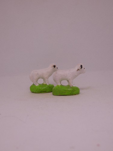 Santon moutons debout - santon, 2