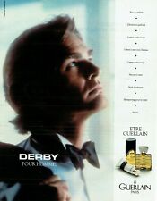  publicité Advertising 0522 1987   Derby ligne soins homme Guerlain