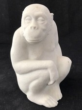 Chimpanzé Pierre Marbell Stone Art Belgium Singe Chimpazee Monkey