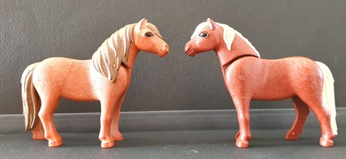 Playmobil lot 2 poneys - playmobil,