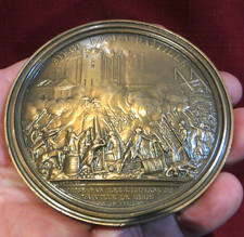 Superbe Médaille Bronze Revolution Prise De La Bastille, refrappe 1983 / -8,2 cm