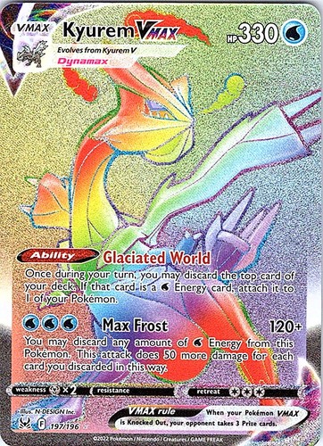 Kyurem vmax 197 196 - kyurem, (secret)