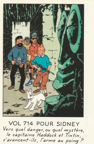 Tintin vignette publicitaire - ,