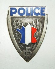 ANCIEN INSIGNE DE KEPI POLICE
