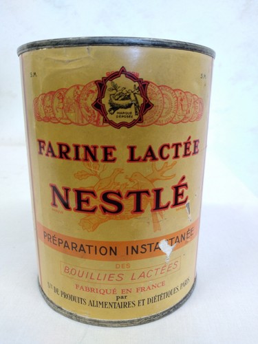 Boîte fer farine lactée - en,