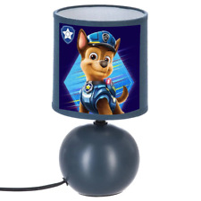 LAMPE DE CHEVET PAT PATROUILLE PERSONNALISABLE COULEUR BLEU