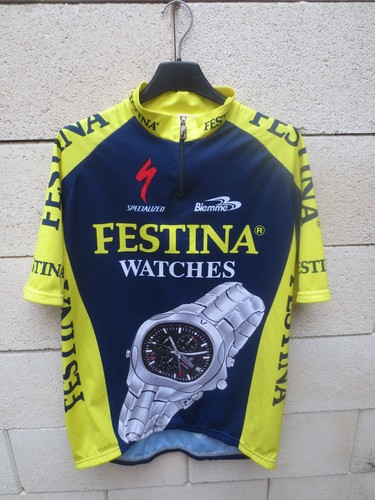 Maillot cycliste festina lotus - maillot,
