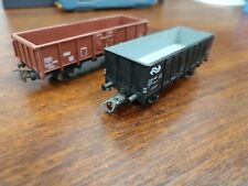 Lot de deux wagon tombereau