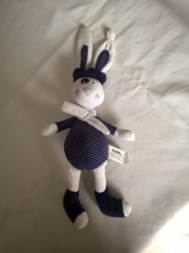 Doudou peluche lapin blanc - doudou,