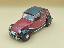 1/17 (no 1/18) Citroën 2CV Charleston Noir & Bordeaux 1980 Solido Made in France