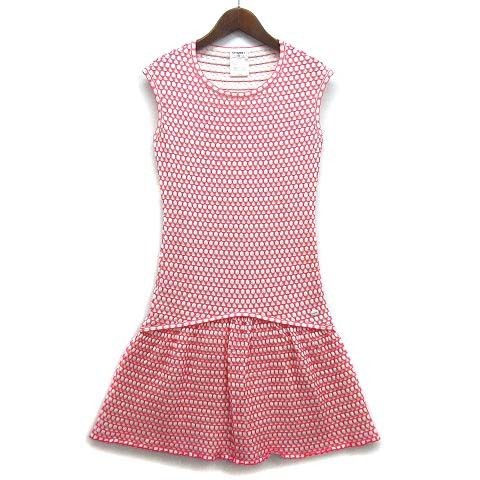 Robe chanel maille - chanel, gaufrée