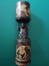 Double boîte médecine cérémonielle culture BATAK, île de SUMATRA Indonésie