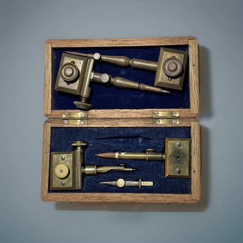 Lot compas verge - compas, coffret