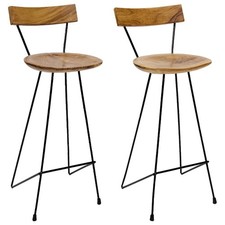 Lot de 2 Tabourets de Bar