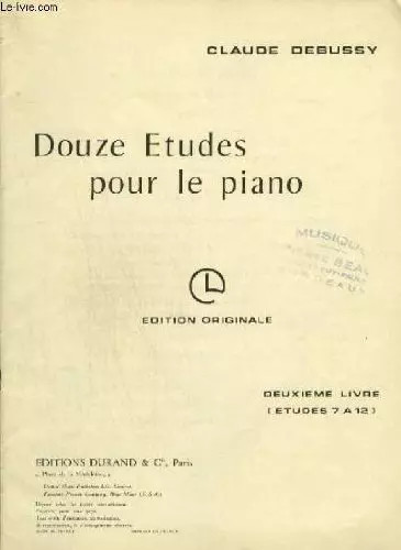 Douze etudes pour piano - douze,