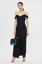 TOPSHOP Off the Shoulder Crepe