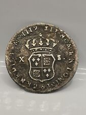 1/12 ECU 10 SOLS ARGENT 1719 &