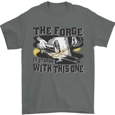 Blacksmith The Forge Is Fort avec Ce Un T-Shirt 100% Coton