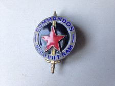 INSIGNE MILITAIRE FRANCE INDOCHINE COMMANDO NORD VIETNAM  AB COMANDO