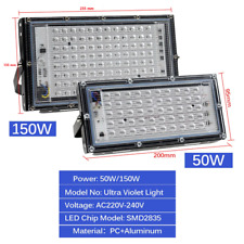 Projecteur Led UV (Lumière Noire) Ultra Violet Néon Fluorescente - 50W ou 150W