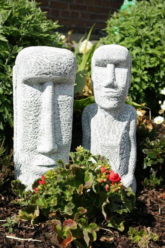 Statue île pâques visages - de,
