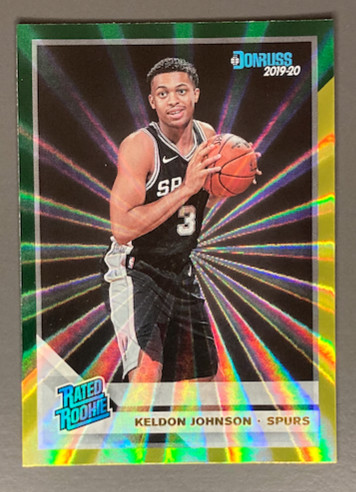 Keldon johnson 2019 donruss - johnson,