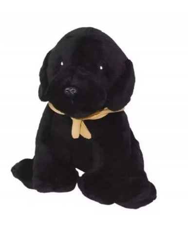 Peluche chien labrador noir - labrador,