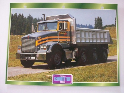 Carte fiche camion porteur - camion,