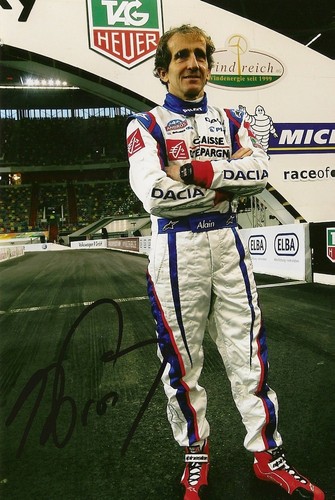 Alain prost signed autograph - alain,