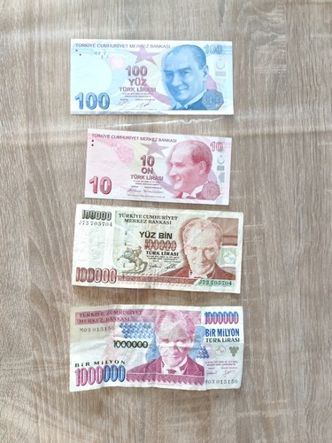 Lot billets turquie - lot,